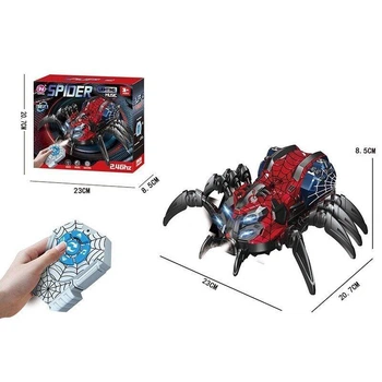 Паук на батарейках с пультом подсветка звук пар (spider_191485)