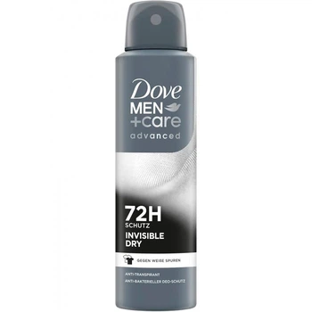 Антиперспірант аерозоль Dove Men+Care Невидима сухість 72 години, 150 мл