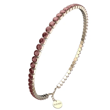 Браслет BURKER Ava Gold Burgundy