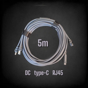 Кабель 2-в-1 Outcamp Starlink Mini/V4 Standard питание/type-c и RJ45 (5 м)