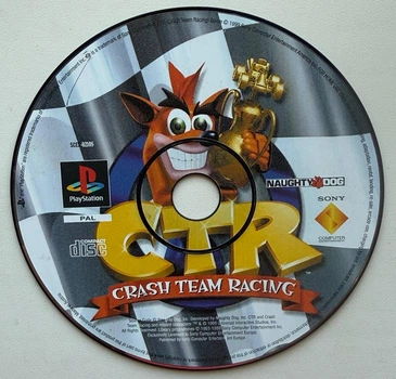 Диск для PlayStation 1 - Crash Team Racing англ, Б/У