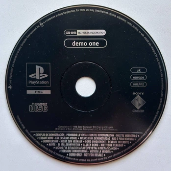 Диск для PlayStation 1 - Demo One англ, Б/В