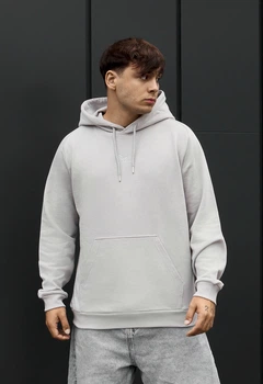Мужской Худи Стаф Белый Однотонный С Логотипом Спортивный Staff Re White Logo XL (401321)