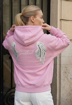 Женское Худи Стаф Розовый Оверсайз С Надписью Кофта Staff Lav Sweetheart Oversize M (400896)