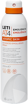Spray do ciała Leti Pharma Letiat4 Atopic Skin Advanced emolientowy 200 ml (8431166182750)
