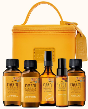 Летний набор для путешествий Nashi Argan Speedy Beauty Sun, 5 ед.
