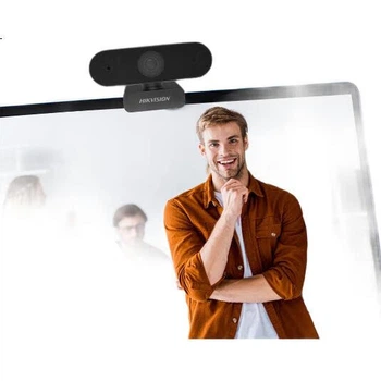 Веб-камера HIKVISION для компьютера, 2K HD, широкоугольная, с микрофоном, USB-разъемом, подходит для ноутбуков и настольных компьютеров, видеоконференций, прямых трансляций, E15.
