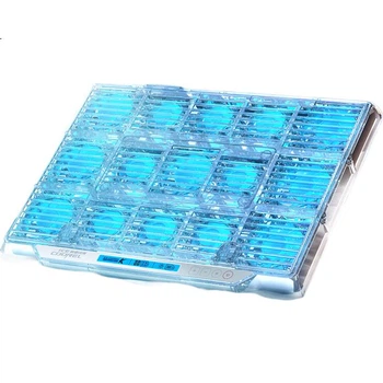 Охлаждающая подставка для ноутбука ICE COOREL Q9, игровая, с мощным воздушным потоком и регулировкой скорости, для Lenovo, Dell, Alienware, Legion, ASUS