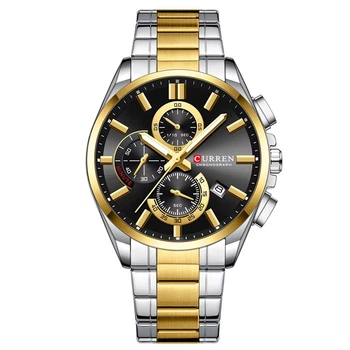 Наручные часы Сurren 8475 Gold-Silver-Black