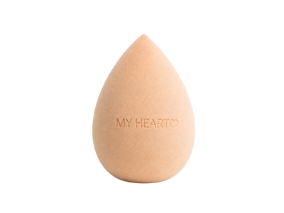 Спонж для макіяжу MY HEART молочний зі скосом