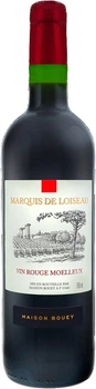 Вино Marquis De Loiseau червоне напівсолодке 10% 0,75 л (Франція)