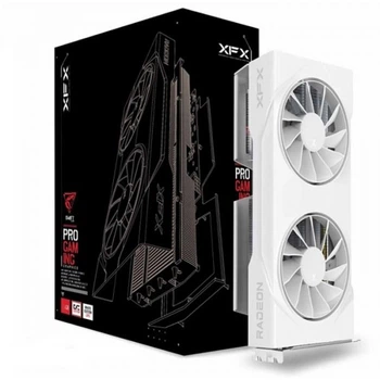 Видеокарта Radeon rx 9060 xt, xfx, Swift oc Gaming (White Edition), 8Gb gddr6, 128-bit, HDMI/2xDP, 3320/20000 MHz, 8-pin (rx-96tsw8gwq)
