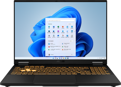 Ноутбук ASUS TUF Gaming F16 (2025) FX608JHR-RV094W Jaeger Gray