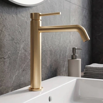 Змішувач для раковини Devit Flow 550533BG brushed gold