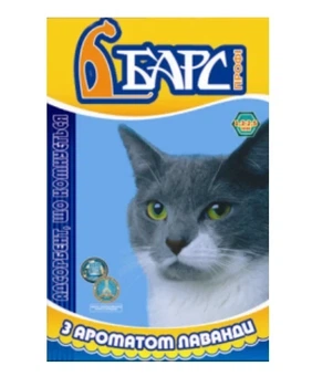 Наповнювач для котячих туалетів БАРС №3 лаванда (стандарт) 5кг (4шт/уп) (ціна за 1шт)