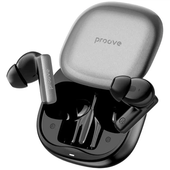 Беспроводные наушники Proove NoLimit TWS with Hybrid ANC (5h, BT6.0, APP) Black