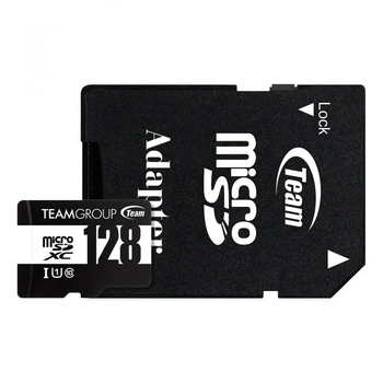 Карта памяти Team 128Gb microSDXC class 10 (TUSDX128GCL10U03) (23272)