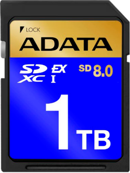 Karta pamięci ADATA Premier Extreme SD8.0 SDXC 1TB Class 10 UHS-I/U3 V30 (SD1TEX3L2-C)