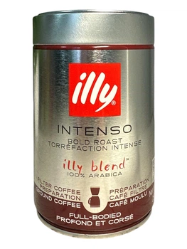 Кава Illy Intenso Filtre 100% Arabica мелена 250 г ж/б (58511)