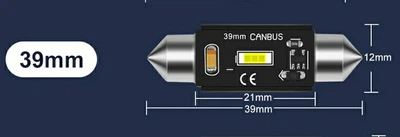 Світлодіодна лампа 39 мм C5W LED CANBUS