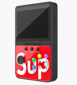 Портативна ігрова приставка Sup M9, 900 ігор, екран 3", акумулятор 1200 мАг, для дітей та дорослих, чорна