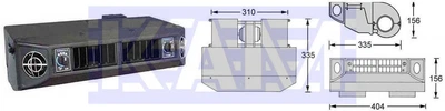Випарник Formula III 12v BEU404-100 Тепло-Холод 440м3/год(Китай) (шт.)