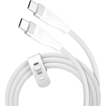 Дата кабель USB-C to USB-C 1.8m 60W (20V/3A) premium J5create (JUCX18L18W-N)