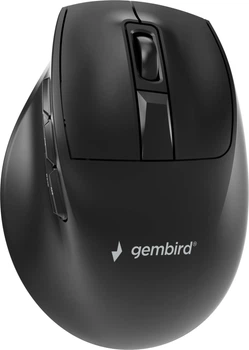 Миша Gembird MUSW3-9B-01 Wireless/Bluetooth/USB Black