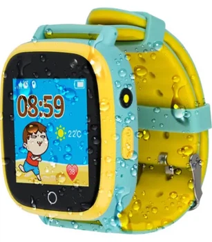 Смарт-годинник AmiGo 1.44" LCD GPS Bluetooth 400 мАг зелений (GO001)