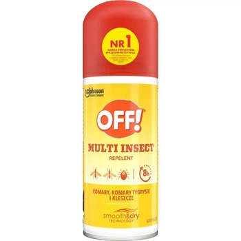 Cухий аерозоль OFF! Multi-Insect проти комарів та кліщів 100 мл