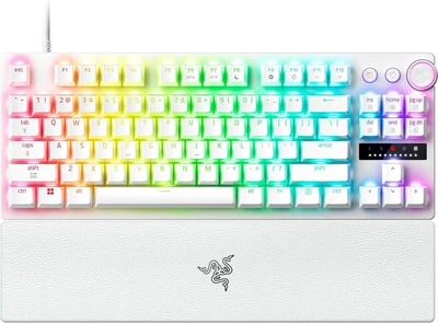 Klawiatura przewodowa Razer Huntsman V3 Pro Tenkeyless 8KHz White (RZ03-05521000-R3M1)