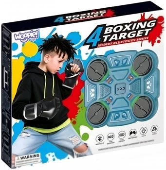 Interaktywna tarcza bokserska Woopie Bluetooth muzyczna 11 elementów niebieska (5906280658830)