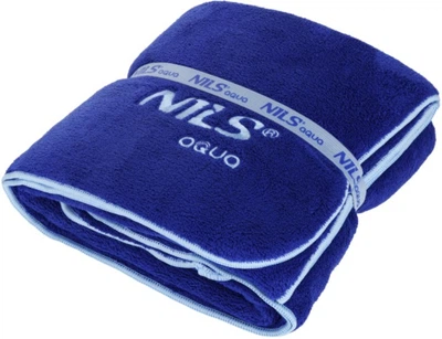 Рушник NILS AQUA NAR14 з мікрофібри frotte 160x80 см Темно-синій (5908261680113)