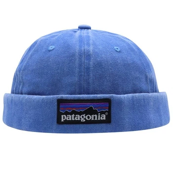 Докер кепка Patagonia світло-синього цвета на объем головы 56-58 см, повседнена унисекс кепка бейсболка без козырька donker cap