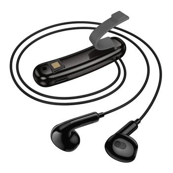 Наушники Bluetooth Hoco ES77 Graceful lavalier BT earphones Black