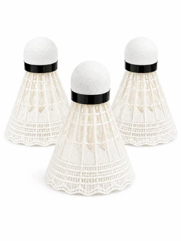 Воланчик для бадмінтону Newt Badminton Shuttlecocks 3 шт воланчики білі пробкові нейлонові NE-BD-007W