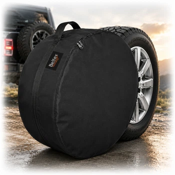 Чохол захисний для запасного колеса Beltex R16 - R20 XXL Ø85x27 см Чорний