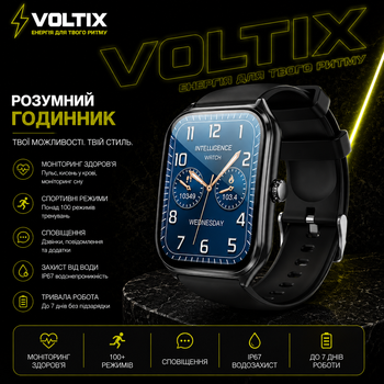 Смарт-часы HOCO Y28 AMOLED Black с функцией звонка, умные спортивные часы влагозащитные IP67