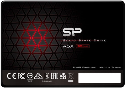 SSD диск Silicon Power Ace A5X 256GB 2.5" SATA III 3D NAND SLC (SP256GBSS3A55S25AY)
