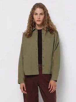 Рубашка хлопковая женская Colin's CL1076671KHA XS-S Khaki (8684112951577)