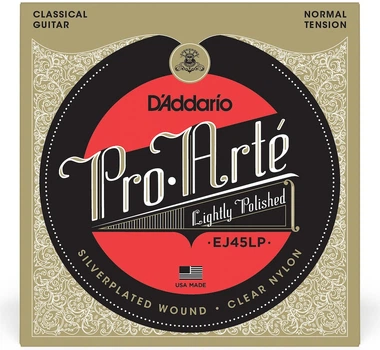Струни для класичної гітари D'Addario EJ45LP Pro-Arte Lightly Polished Normal Tension
