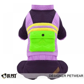 Зимний комбинезон для собак "Grand pocket overall" фиолетовый S Is Pet 000355379