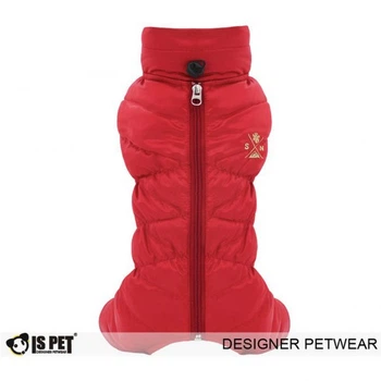 Зимовий комбінезон для собак з високим коміром, без капюшона Alps explorer червоний S Is Pet 000355374
