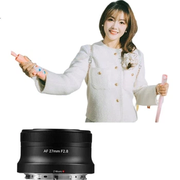 Объектив Qigongjiang AF 27 мм f/2.8 с автофокусом для Sony E, черный