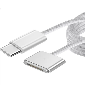 Кабель зарядный BIAZE MagSafe 2 магнитный Type-C - T-образный 85/60/45 Вт для MacBook, 2 м