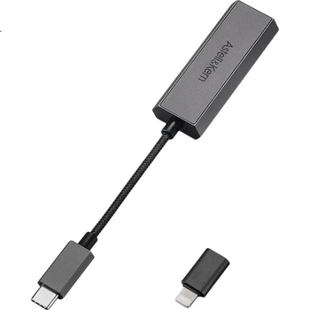 Кабель для наушников и усилителя Iriver Astell&Kern AK HC2 Decoding, балансный, 4,4 мм HIFI, для телефонов Apple и Android, портативный, компактный, глубокий серебристый цвет, подарок на выпускной.