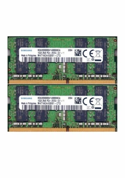 Оперативна пам'ять для ноутбука Samsung DDR4 32GB (2x16GB) 2666MHz SO-DIMM 2Rx8 PC4-2666V (M471A2K43DB1-CTD)