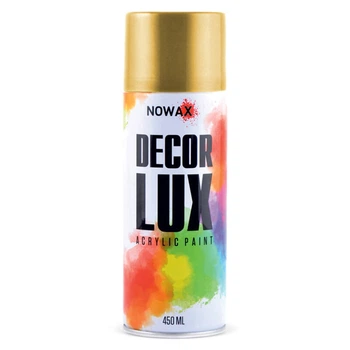 Фарба акрилова NOWAX, spray 450ml.,золотий металік,(METALIC GOLD)