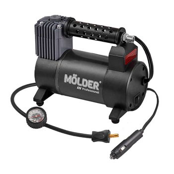 Автомобільний компресор MOLDER 12В, 10 Атм, 40 л/хв, дов шланга 1,3м, кабель 3м