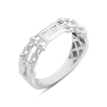 Серебряное кольцо с без камней, вес изделия 1,92 гр (2211600)